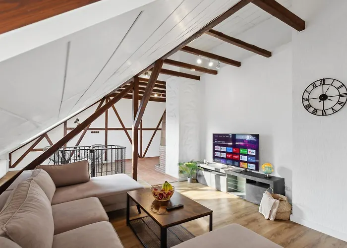 Stylish & Relaxing Penthouse ~ Workspace ~ Parking Gelsenkirchen